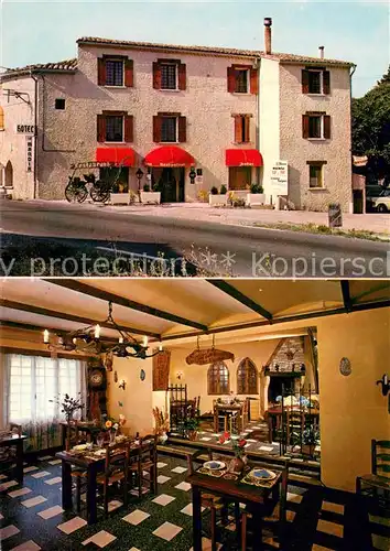 AK / Ansichtskarte Pouzilhac_30 Hostellerie Le Manoir Restaurant 