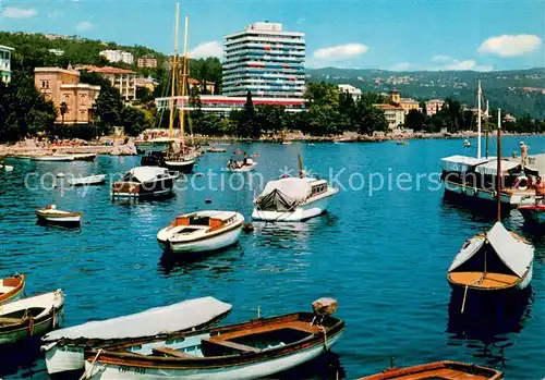 AK / Ansichtskarte Opatija_Abbazia Hotel Ambasador Hafen 