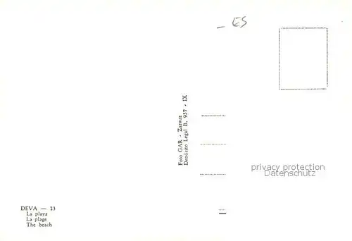 AK / Ansichtskarte Deva_ES Playa Strand 