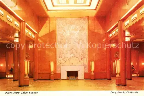 AK / Ansichtskarte Long_Beach_California_USA Queen Mary Cabin Lounge 