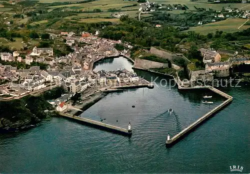 AK / Ansichtskarte Belle Ile en Mer_56_Morbihan Le Port du Palais vue aerienne 