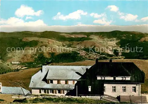 AK / Ansichtskarte Schoenau_Schwarzwald Belchen Hotel Belchenhaus Panorama Schoenau Schwarzwald