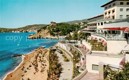 AK / Ansichtskarte Palma_de_Mallorca_ES Cala Mayor Playa Hotel Bucht 