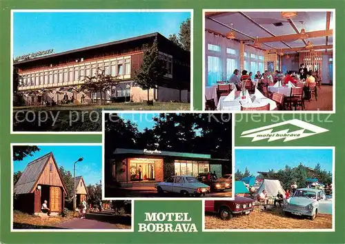AK / Ansichtskarte Modrice_Brno_Moedritz_CZ Motel Bobrava Restaurant Ferienhaeuser Campingplatz 