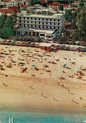 AK / Ansichtskarte Lignano_Sabbiadoro_IT Hotel Columbus Spiaggia veduta aerea 