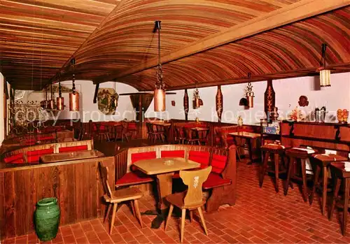 AK / Ansichtskarte Sexten_Sesto_Suedtirol_IT Sextner Hof Keller Gastraum 