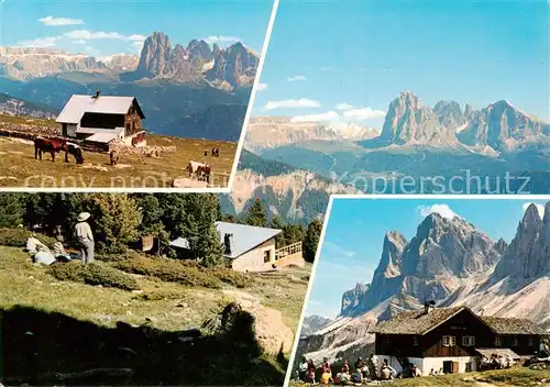 AK / Ansichtskarte Brogles Raschoetzhuette Brogleshuette Dolomiten Brogles