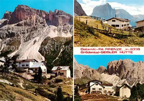 AK / Ansichtskarte Geislerhuette_2039m_Groedental_Suedtirol_IT Berghuette Dolomiten 