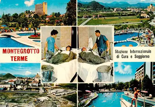 AK / Ansichtskarte Montegrotto_Terme_IT Stazione di Cura e Soggiorno Thermalbad Kuranwendungen Kurhotel Swimming Pool 
