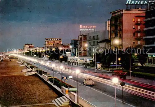 AK / Ansichtskarte Rimini_IT Lungomare notturno Seepromenade 