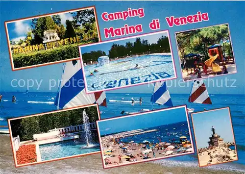 AK / Ansichtskarte Punta_Sabbioni_Venezia_IT Camping Marina di Venezia Strand Swimming Pool 