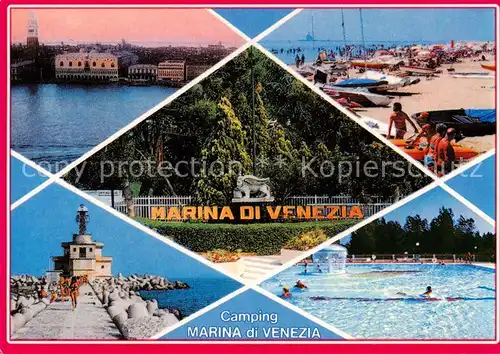 AK / Ansichtskarte Punta_Sabbioni_Venezia_IT Camping Marina di Venezia Strand Swimming Pool Leuchtturm 