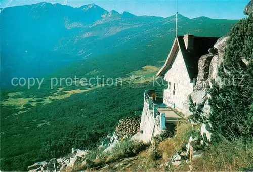 AK / Ansichtskarte Rila_Rilo_BG Chalet Jastrebetz et Mont Moussala 