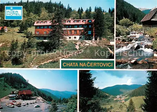 AK / Ansichtskarte Vysna_Boca Chata na Certovici Berghotel Landschaftspanorama Niedere Tatra 