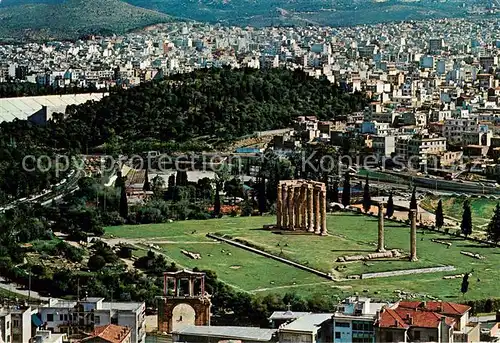 AK / Ansichtskarte Athenes_Athen Blick auf Tempel des Olympischen Zeus Athenes Athen