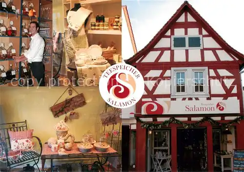 AK / Ansichtskarte Gross Gerau Teespeicher Salamon Feinkost Destillerie Accessoires Gross Gerau