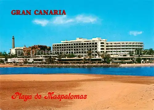 AK / Ansichtskarte Playa_de_Maspalomas Strand Hotels Playa_de_Maspalomas