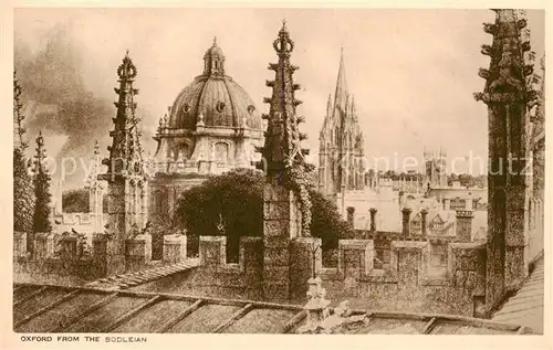 AK / Ansichtskarte Oxford__Oxfordshire_UK from the Bodleian 