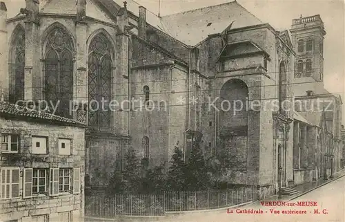 AK / Ansichtskarte Verdun__55_Meuse La Cathedrale Vue exterieure 