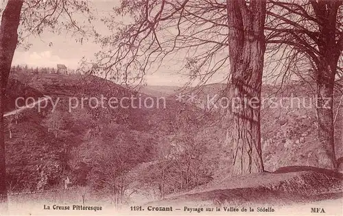 AK / Ansichtskarte Crozant_23_Creuse Paysage sur la Vallee de la Sedelle 