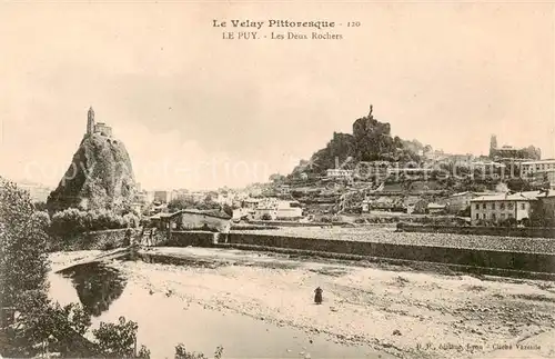 AK / Ansichtskarte Le_Puy__en Velay_43_Haute Loire Les Deux Rochers 
