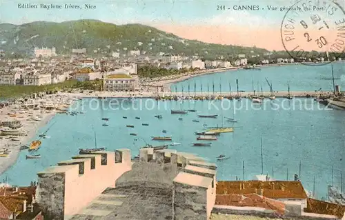 AK / Ansichtskarte Cannes_06 Vue generale du Port 