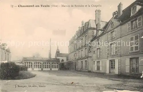 AK / Ansichtskarte Chaumont en Vexin_60_Oise Maison de Retraite et la Chapelle 