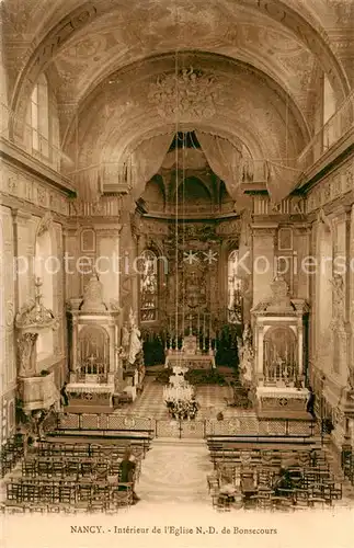 AK / Ansichtskarte Nancy_54 Interieur de lEglise ND de Bonsecours 