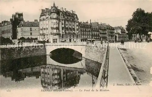 AK / Ansichtskarte Rennes_35 Le Pont de la Mission 