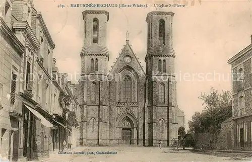 AK / Ansichtskarte Martigne Ferchaud_35_Ille et Vilaine Eglise St Pierre 