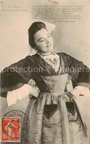 AK / Ansichtskarte Elven_56_Morbihan En revenant du Pardon 