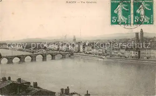 AK / Ansichtskarte Macon_71 Vue generale 
