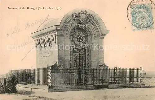 AK / Ansichtskarte Le_Bourget_93_Seine Saint Denis Monument du Bourget 30 Octobre 1870 