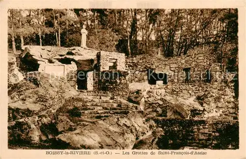 AK / Ansichtskarte Boissy la Riviere Les Grottes de Saint Francois d Assise Boissy la Riviere