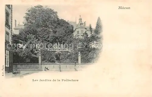 AK / Ansichtskarte Macon_71 Les Jardins de la Prefecture 