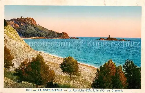 AK / Ansichtskarte Le_Dramont_83_Var La Corniche dOr LIle dOr au Dramont 