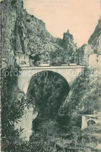AK / Ansichtskarte Menton_06 Le Pont Saint Louis Frontiere Franco Italienne 