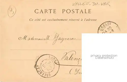 AK / Ansichtskarte Var_Region Ligne du Sud La Vallee du Var vue prise de Tourettes 