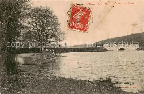 AK / Ansichtskarte Cerilly_03_Allier Etang de Pirot 