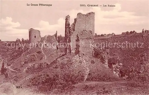 AK / Ansichtskarte Crozant_23_Creuse Les Ruines 