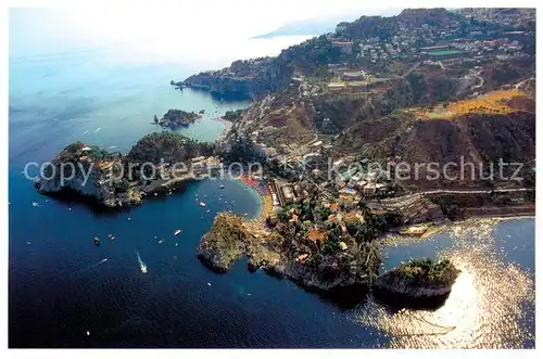 AK / Ansichtskarte Taormina_Sicilia Fliegeraufnahme 