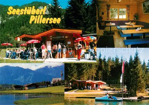 AK / Ansichtskarte St_Ulrich_Pillersee Seestueberl Gaststube Seepartien St_Ulrich_Pillersee