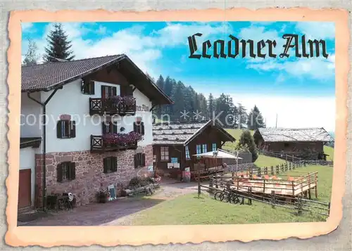AK / Ansichtskarte Voeran_Verano_Alto_Adige_IT Leadner Alm 