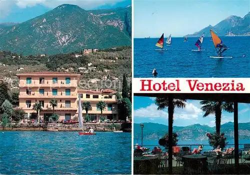 AK / Ansichtskarte Verona__Veneto_IT Hotel Venezia Terrasse Surfer 