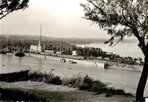 AK / Ansichtskarte Sztalinvaros_HU Hafen 