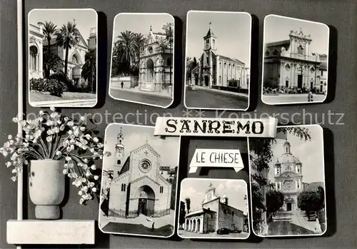 AK / Ansichtskarte Sanremo_IT Le Chiese 