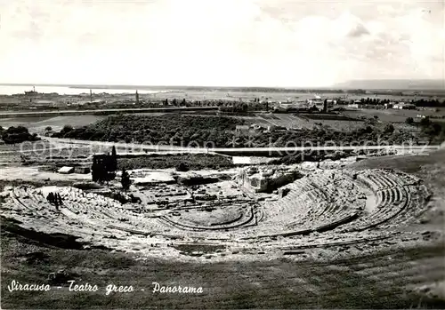 AK / Ansichtskarte Siracusa_Syrakus_Sicilia Theatre Grec 