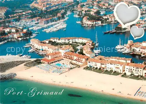 AK / Ansichtskarte Port_Grimaud Kuestenort Hafen Strand Port Grimaud