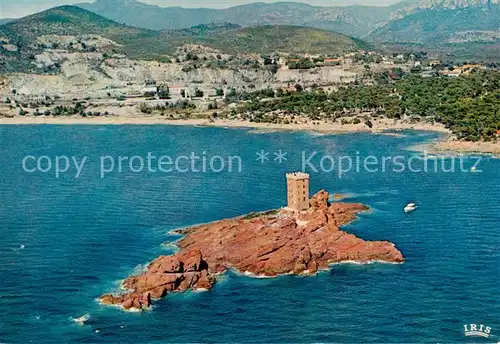 AK / Ansichtskarte Le_Dramont_83_Var Vue aerienne sur l Ile d Or Cote d Azur 