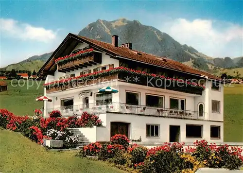 AK / Ansichtskarte Westerhofen_Ofterschwang Cafe Pension Restaurant Elisabeth Westerhofen_Ofterschwang